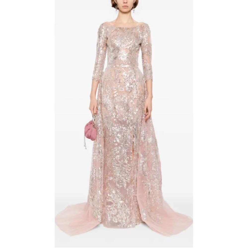 Saiid Kobeisy Embroidered Maxi Dress